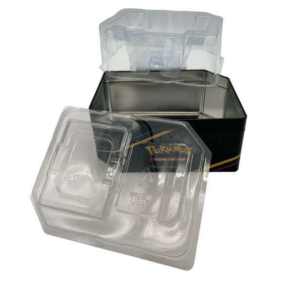 Pokemon Card Storage Tins EMPTY 2 Lots of 3 Crown Zenith 2022 Trading Game READ - Picture 7 of 14